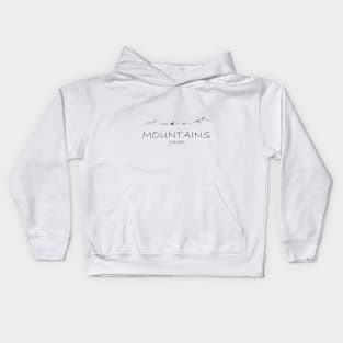 Mountains Kids Hoodie